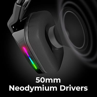 ZEBRONICS Havoc Premium Gaming Over Ear Headphone with Dolby Atmos Subscription, 50mm Neodymium Drivers, Extra Soft Ear Cushion, Suspension Headband,Braided Cable ZEBRONICS Havoc Premium Gaming Over Ear Headphone with Dolby Atmos Subscription, 50mm Neodymium Drivers, Extra Soft Ear Cushion, Suspension Headband,Braided Cable