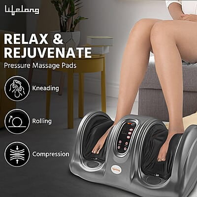 Lifelong Foot Massager Machine for Pain Relief with Kneading function Lifelong Foot Massager Machine for Pain Relief with Kneading function