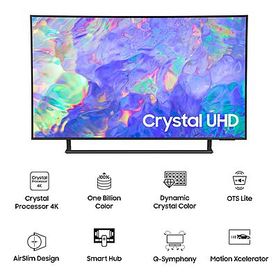 Samsung 108 cm (43 inches) 4K Ultra HD Smart LED TV UA43CU8570ULXL