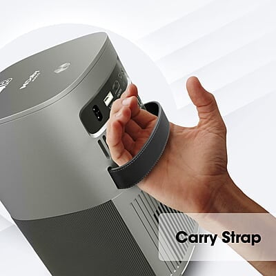 ZEBRONICS PIXAPLAY 18, Smart Vertical Projector, 3800 Lumens, 4K Support, Dolby Audio, 200 inch Screen Size, HDMI, USB, WiFi, Supports Bluetooth, 1080p Native, Electronic Focus, APP Support, Miracast ZEBRONICS PIXAPLAY 18, Smart Vertical Projector, 3800 Lumens, 4K Support, Dolby Audio, 200 inch Screen Size, HDMI, USB, WiFi, Supports Bluetooth, 1080p Native, Electronic Focus, APP Support, Miracast