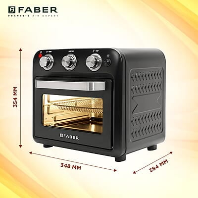 Faber 20 liter 1500 Watts Air Fryer Oven Fry, Bake, Roast, Toast, Defrost, Grill, Reheat & Broil Faber 20 liter 1500 Watts Air Fryer Oven Fry, Bake, Roast, Toast, Defrost, Grill, Reheat & Broil