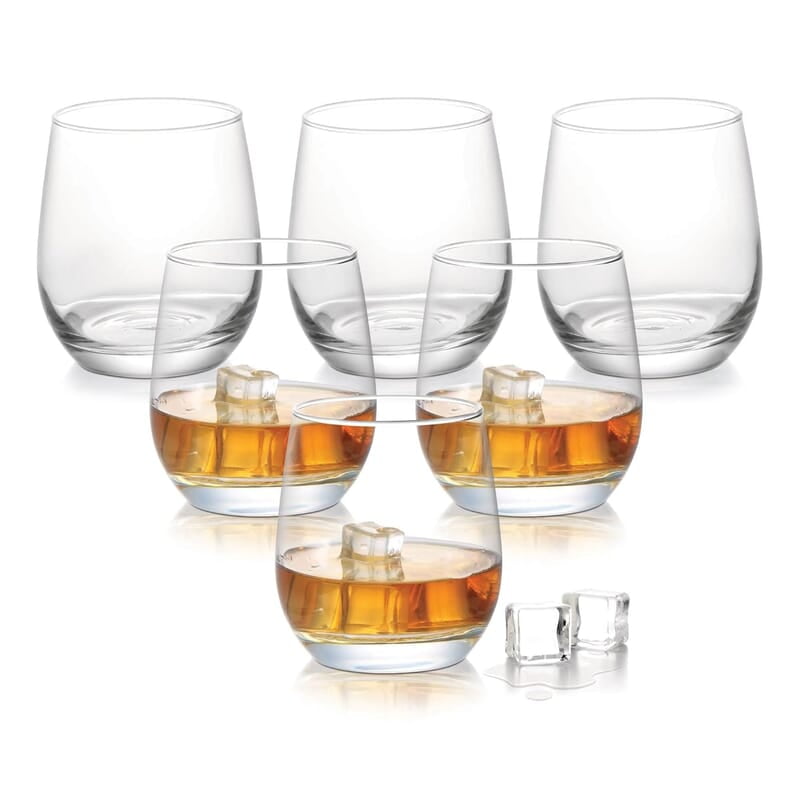Treo by Milton Sphero On The Rocks Glass Tumbler,6 pc Set, 350 ml Each,Transparent Treo by Milton Sphero On The Rocks Glass Tumbler,6 pc Set, 350 ml Each,Transparent