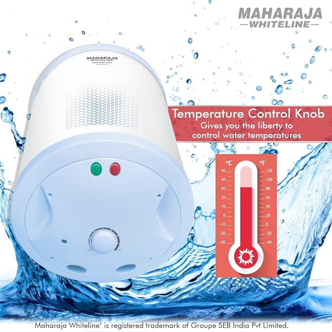Maharaja Whiteline Warmist Neo Plus Water Heater/Geyser, 10 Liters Maharaja Whiteline Warmist Neo Plus Water Heater/Geyser, 10 Liters