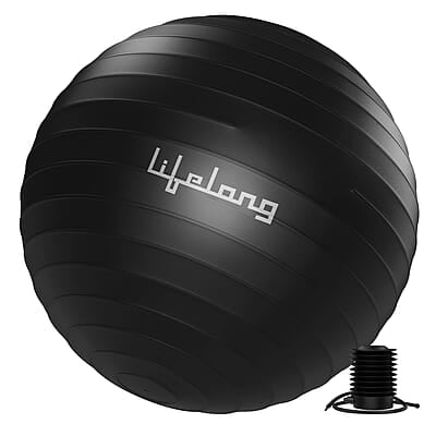 Lifelong Gym Ball for Exercise-Anti Burst Exercise Ball- Fitness Yoga Ball,,Pregnancy & Labor Ball