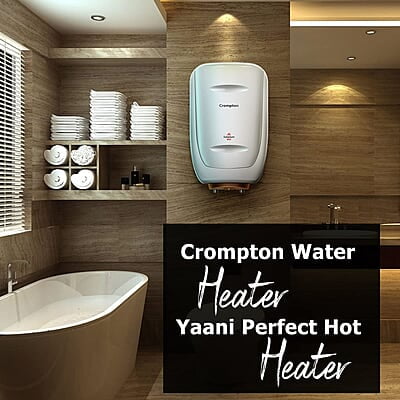 Crompton Solarium Neo 10-Litre Storage Water Heater with Installation Pipe Crompton Solarium Neo 10-Litre Storage Water Heater with Installation Pipe