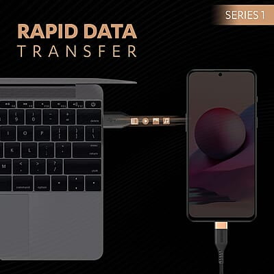 Duracell Usb-A To Type C, 65W Braided Sync&Fast Charging Cable, 3.9 Feet(1.2M), Qc 2.0/3.0 Ultra Fast Charging, For Samsung, Mi, Realme, Oppo, One Plus, Seamless Data Transmission, Series 1
