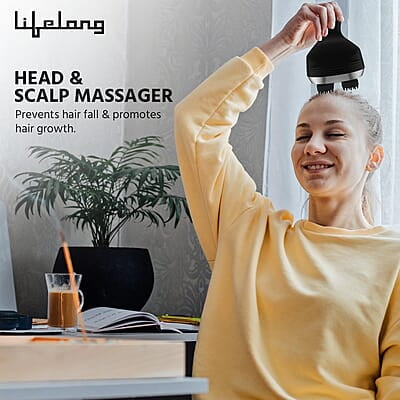 Lifelong LLM225 Rechargeable Head, Scalp Full Body Pain Relief Massager, Electric Head Kneading Massager,4 Speed Modes Lifelong LLM225 Rechargeable Head, Scalp Full Body Pain Relief Massager, Electric Head Kneading Massager,4 Speed Modes