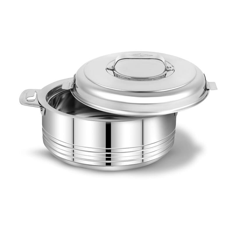 TWIN BIRDS Helio Stainless Steel Casserole for Roti | Steel Tiffin Box | Insulated Casserole 1500ml | Hotpot | Stainless Steel Serving Dish| Double Walled Stainless Steel Casserole | Hot & Cold TWIN BIRDS Helio Stainless Steel Casserole for Roti | Steel Tiffin Box | Insulated Casserole 1500ml | Hotpot | Stainless Steel Serving Dish| Double Walled Stainless Steel Casserole | Hot & Cold