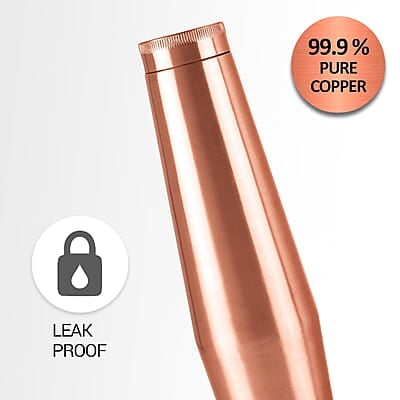 MILTON Copper Crown 1100 Water Bottle, 1.09 Litre, 1 Piece MILTON Copper Crown 1100 Water Bottle, 1.09 Litre, 1 Piece