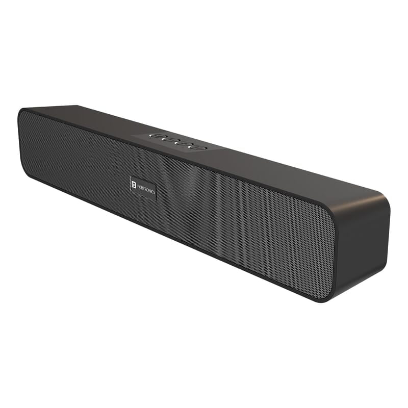 Portronics Decibel 24 10W Bluetooth Soundbar Speaker with in Built Mic, HD Sound, Bluetooth 5.3v/USB/TF Card/Aux in Portronics Decibel 24 10W Bluetooth Soundbar Speaker with in Built Mic, HD Sound, Bluetooth 5.3v/USB/TF Card/Aux in