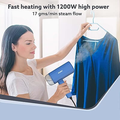 AGARO Elegant Handheld Garment Steamer 1200W, 170 ML Water Tank