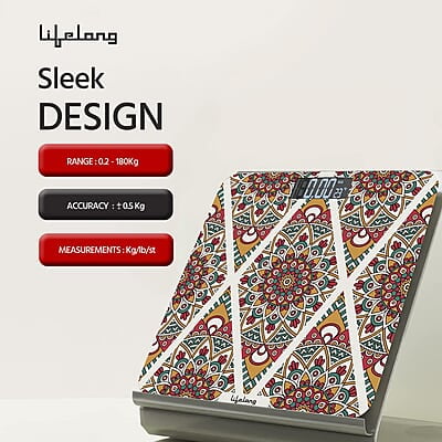 Lifelong Bloom LLWS54 Body Weighing Scale (Indian Cultural Series - Rajasthan Rural) Lifelong Bloom LLWS54 Body Weighing Scale (Indian Cultural Series - Rajasthan Rural)
