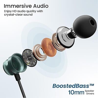 Ambrane Type-C Wired Earphones, 10Mm Bass Drivers, Inline Controls for Type C Smartphones, Iphone 15 & Laptop, 1.2M Braided Anti Tangle Wire with Mic for Clear Calling Stringz 03 Ambrane Type-C Wired Earphones, 10Mm Bass Drivers, Inline Controls for Type C Smartphones, Iphone 15 & Laptop, 1.2M Braided Anti Tangle Wire with Mic for Clear Calling Stringz 03