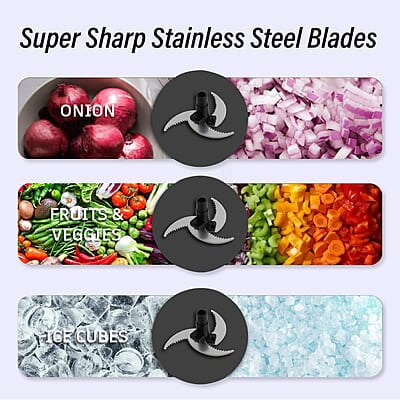 Wonderchef Smart Turbo Chopper 3-In-1 Chop Mince Whip Wonderchef Smart Turbo Chopper 3-In-1 Chop Mince Whip