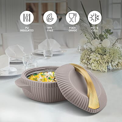 MILTON Oyster 1000 PU Insulated Casserole, 860 ml MILTON Oyster 1000 PU Insulated Casserole, 860 ml