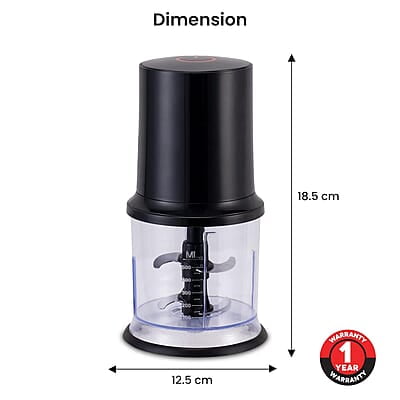 AGARO Electric Chopper, 400 Watts, Vegetable Chopper, Cutter, 100% Pure Copper Motor 500ML AGARO Electric Chopper, 400 Watts, Vegetable Chopper, Cutter, 100% Pure Copper Motor 500ML