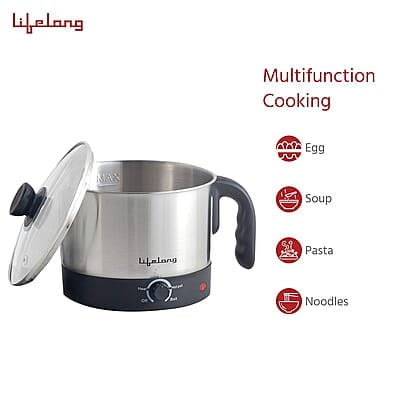 Lifelong Multifunction Cooker/Kettle 1.5 litres 600W Lifelong Multifunction Cooker/Kettle 1.5 litres 600W