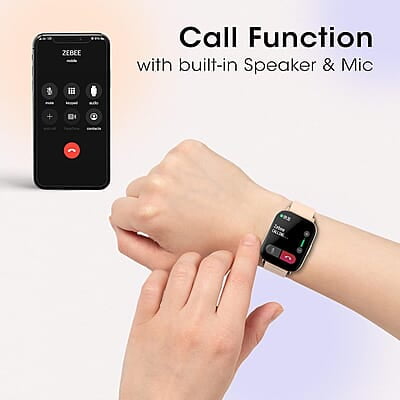 Zebronics ZEB-FIT7220CH Smart Fitness Watch with Call Function via Built-in Speaker & Mic Zebronics ZEB-FIT7220CH Smart Fitness Watch with Call Function via Built-in Speaker & Mic