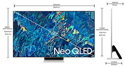 Samsung 163 cm (65 inches) 4K Ultra HD Smart Neo QLED TV QA65QN95BAKLXL Samsung 163 cm (65 inches) 4K Ultra HD Smart Neo QLED TV QA65QN95BAKLXL