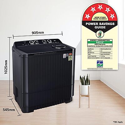 LG 11 Kg 5 Star Wind Jet Dry Rat Away Technology Semi-Automatic Top Loading Washing Machine LG 11 Kg 5 Star Wind Jet Dry Rat Away Technology Semi-Automatic Top Loading Washing Machine