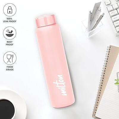 MILTON Aqua 1000 Stainless Steel Water Bottle, 950 ml