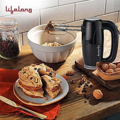Lifelong LLHM01 150 W Regalia Hand Mixer For Mixing Cake Batters, Atta Lifelong LLHM01 150 W Regalia Hand Mixer For Mixing Cake Batters, Atta