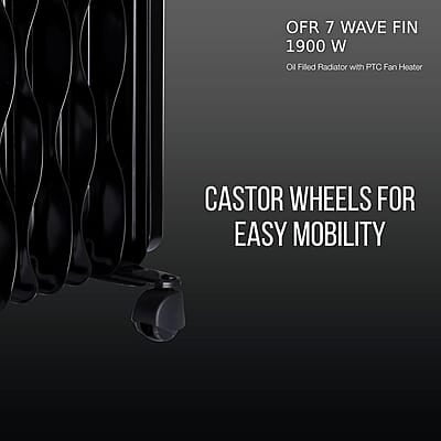 Havells OFR 7 Wave Fins with Fan 1900 watt