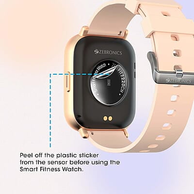Zebronics ZEB-FIT7220CH Smart Fitness Watch with Call Function via Built-in Speaker & Mic Zebronics ZEB-FIT7220CH Smart Fitness Watch with Call Function via Built-in Speaker & Mic