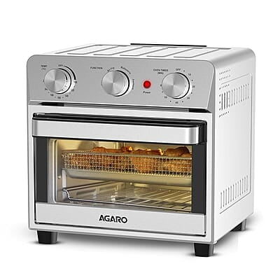 AGARO Regal Air Fryer For Home, 14L, Family Rotisserie Convection Oven, 1700W, Electric Oven, 3 Preset Programs