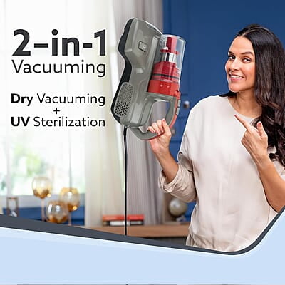 AGARO Grand Bed Vacuum Cleaner, Cyclonic Technology for Dust Collection 12kPa Suction Power AGARO Grand Bed Vacuum Cleaner, Cyclonic Technology for Dust Collection 12kPa Suction Power
