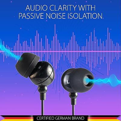 Blaupunkt EM06 in-Ear Type C Wired Earphone with Mic and Deep Bass HD Sound Mobile Headset with Noise Isolation