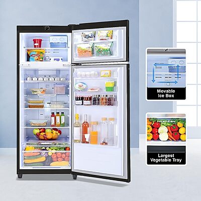 Godrej Edge 294 L 2 Star With 95%+ Food Surface Disinfection with Nano Shield TechnologyInverter Frost Free Double Door Refrigerator
