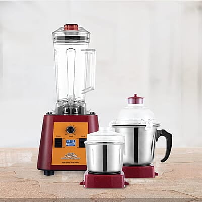 KENT Stainless Steel Super Strong Grinder&Blender|30,000 Rpm Electronic Variables Speed Control|Spill-Proof Lids With Jars|Overheating&Overcurrent Protection|Lockable Jar|Speed Control Switch