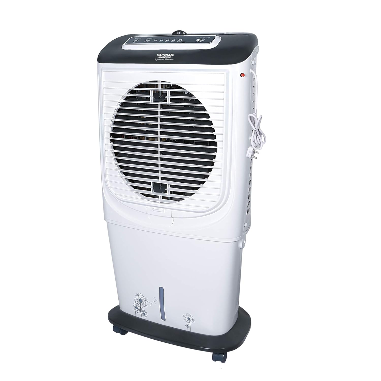 Maharaja White line Plastic Hybridcool 55-Litre Air Cooler with Remote, 55 Liters, Maharaja White line Plastic Hybridcool 55-Litre Air Cooler with Remote, 55 Liters,