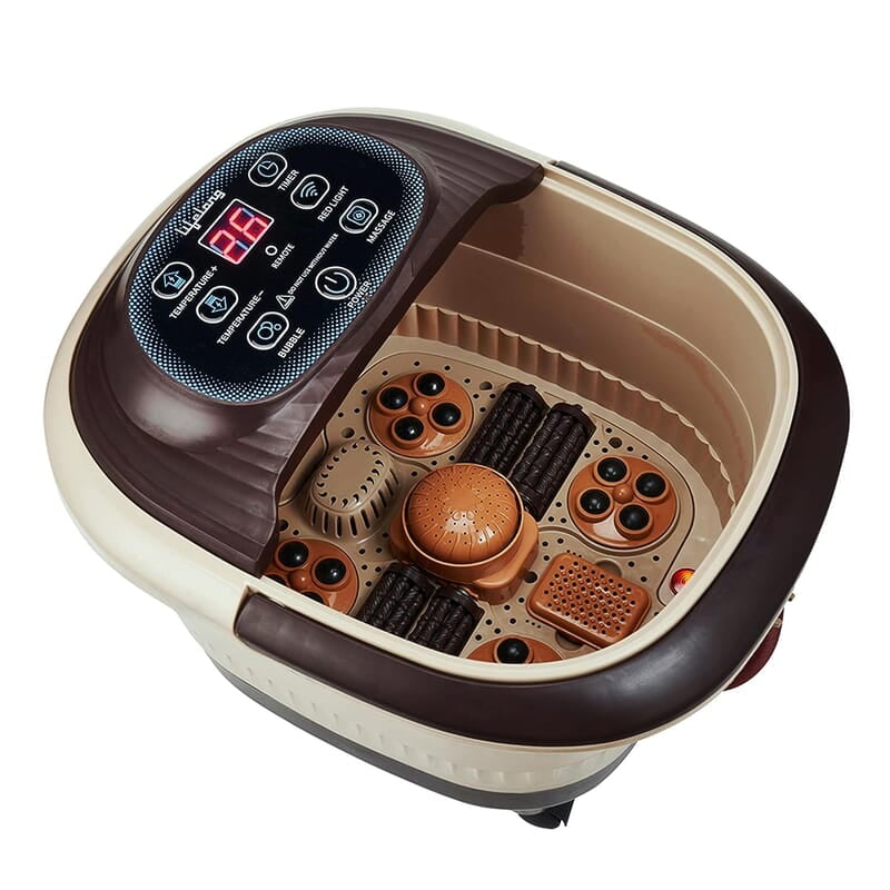 Lifelong LLM279 Corded Electric Foot Spa and Massager with 4 Automatic Rollers & 4 Manual Rollers, Digital Panel Lifelong LLM279 Corded Electric Foot Spa and Massager with 4 Automatic Rollers & 4 Manual Rollers, Digital Panel