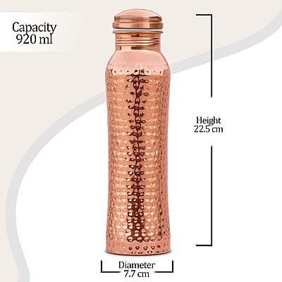 MILTON Jewel 1000 Water Bottle, 950 ml, 1 Piece, Copper