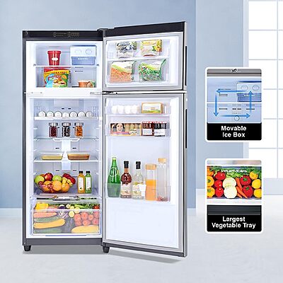 Godrej 244 L 3 Star 4-In-1 Convertible With Upto 30 Days Farm Freshness Frost Free Inverter Double Door Refrigerator