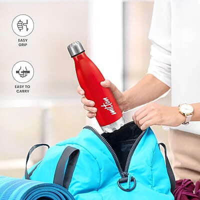 MILTON Shine 800 Stainless Steel Water Bottle, 700 ml Single walled Leak Proof MILTON Shine 800 Stainless Steel Water Bottle, 700 ml Single walled Leak Proof
