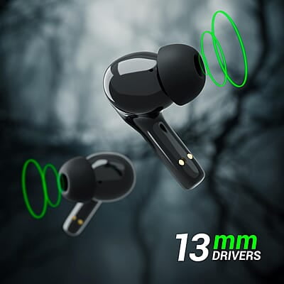 ZEBRONICS Beast in-Ear Wireless Earbuds, 24* Hours Backup, Bluetooth v5.4, Flash Connect, Gaming Mode, Touch Control, Voice Assistant Support, Splash Proof Design ZEBRONICS Beast in-Ear Wireless Earbuds, 24* Hours Backup, Bluetooth v5.4, Flash Connect, Gaming Mode, Touch Control, Voice Assistant Support, Splash Proof Design
