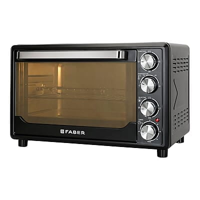 Faber 34 liter (DG) 1600 Watts OTG Bake, Toast, Roast, Grill 6 Functions, Upper & Lower Heating, Rotisserie, 360 Convection