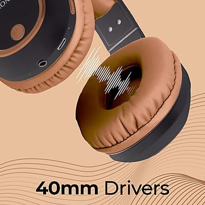 ZEBRONICS Thunder Bluetooth 5.3 Wireless Over ear Headphones with 60H Backup, Gaming Mode, Dual Pairing, ENC, AUX, Micro SD, Voice Assistant, Comfortable Earcups, Call Function ZEBRONICS Thunder Bluetooth 5.3 Wireless Over ear Headphones with 60H Backup, Gaming Mode, Dual Pairing, ENC, AUX, Micro SD, Voice Assistant, Comfortable Earcups, Call Function
