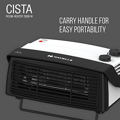 Havells Cista Room Heater, White, 2000 Watts Havells Cista Room Heater, White, 2000 Watts
