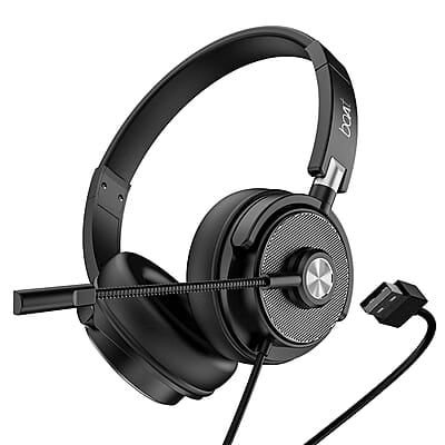 boAt BassHeads 900 Pro Wired Headphones with 40mm Drivers, Lightweight Foldable Design, Remote Control, Unidirectional Retractable Mic, Adjustable Headband & USB Type-A Compatibility
