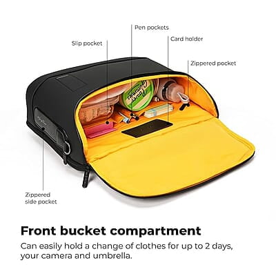 MOKOBARA The Transit Briefcase Vegan Leather & Nylon 15L Laptop Crossbody Messenger Bag for Men & Women MOKOBARA The Transit Briefcase Vegan Leather & Nylon 15L Laptop Crossbody Messenger Bag for Men & Women