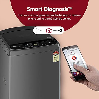 LG 9.0 Kg, 5 Star, AI Direct Drive Technology, Steam Wash for Allergy Removal, Fully-Automatic Top Loading Washing Machine LG 9.0 Kg, 5 Star, AI Direct Drive Technology, Steam Wash for Allergy Removal, Fully-Automatic Top Loading Washing Machine