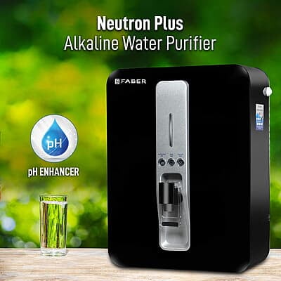 Faber Neutron Plus RO+ UV + UF + Copper Guard with pH Enhancer, 10lts, 9 Stage Purification. Suitable Upto 2500 TDS Faber Neutron Plus RO+ UV + UF + Copper Guard with pH Enhancer, 10lts, 9 Stage Purification. Suitable Upto 2500 TDS