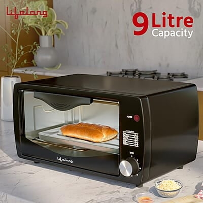 Lifelong OTG 9 Litre - Electric Oven Toaster Griller for Kitchen, Contant Temp - 1100W Lifelong OTG 9 Litre - Electric Oven Toaster Griller for Kitchen, Contant Temp - 1100W
