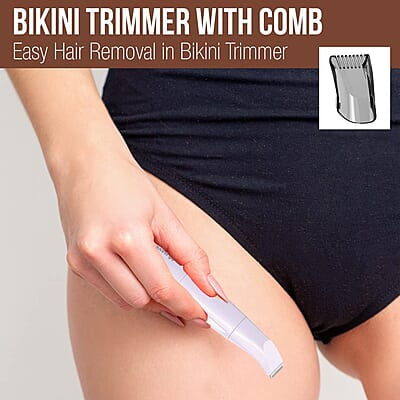 Havells 4-In-1 Lady Body Groomer Bikini & Eyebrow Trimmer With Protective Combs Recharegeable Havells 4-In-1 Lady Body Groomer Bikini & Eyebrow Trimmer With Protective Combs Recharegeable