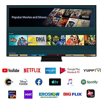 Samsung 163 cm (65 inches) 4K Ultra HD Smart Neo QLED TV QA65QN90BAKLXL Samsung 163 cm (65 inches) 4K Ultra HD Smart Neo QLED TV QA65QN90BAKLXL