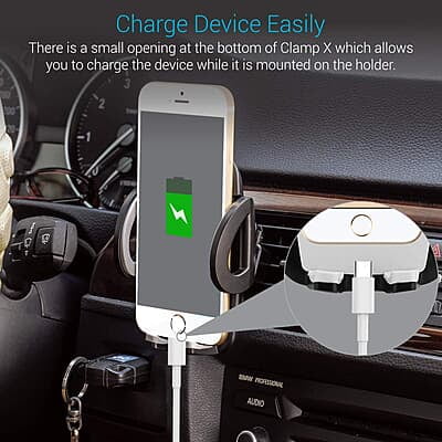 Portronics CLAMP X Car-Vent Mobile Holder 360 Degree Rotational, Strong Lock Mechanism Portronics CLAMP X Car-Vent Mobile Holder 360 Degree Rotational, Strong Lock Mechanism